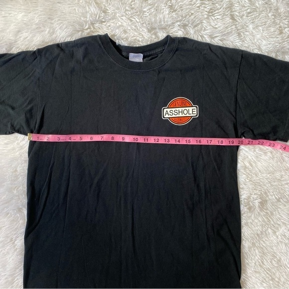 Harley Davidson style funny graphic tee black shirt - Picture 4 of 7